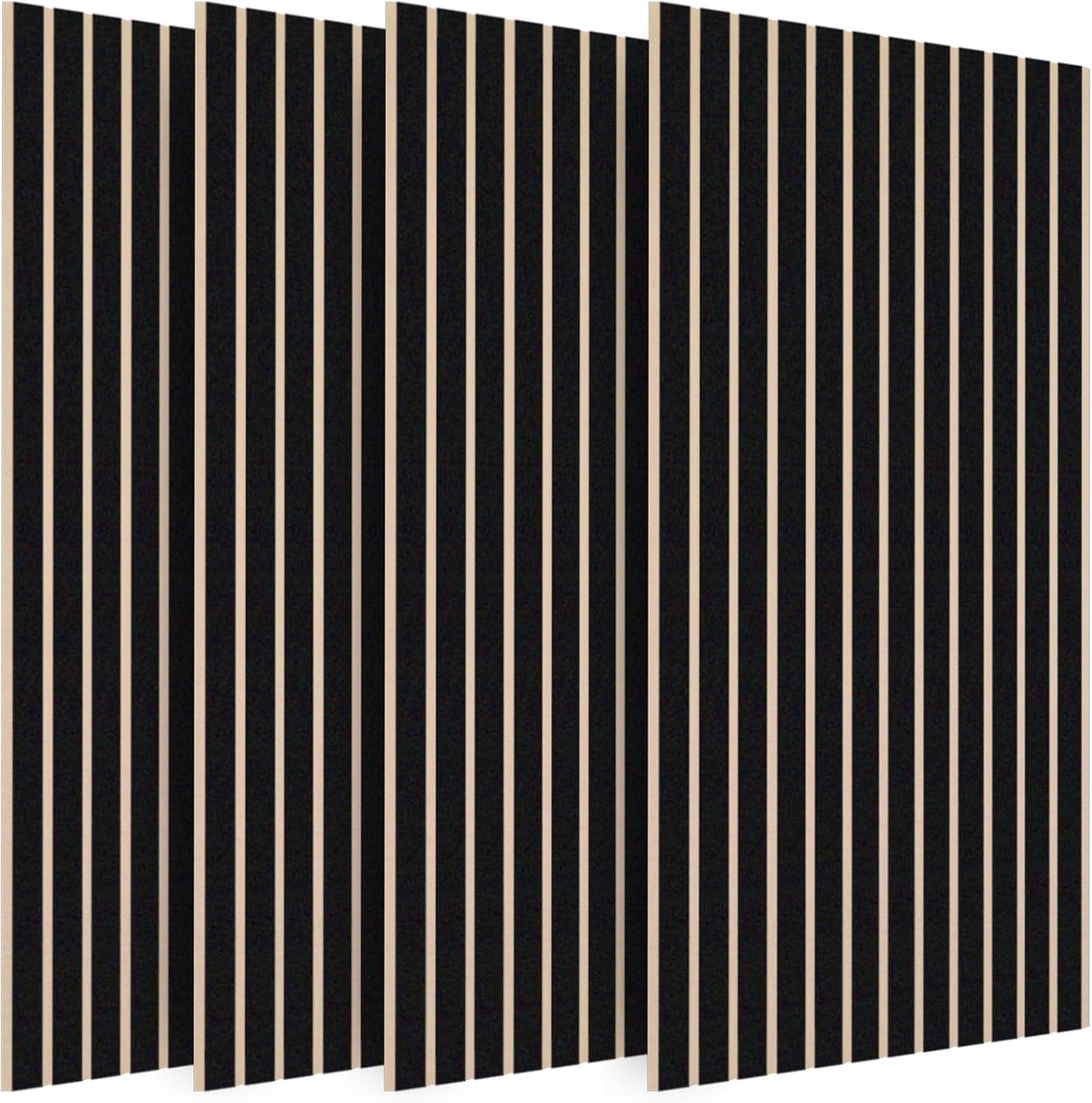 5 Pack Large Acoustic Panels, 48"X24"X0.4" Sound Proof Foam Panels for Walls, Sound Dampening Panels, Sound proof panels for walls, Soundproof Wall Panels for Home Studio&Office Decor.(Black)