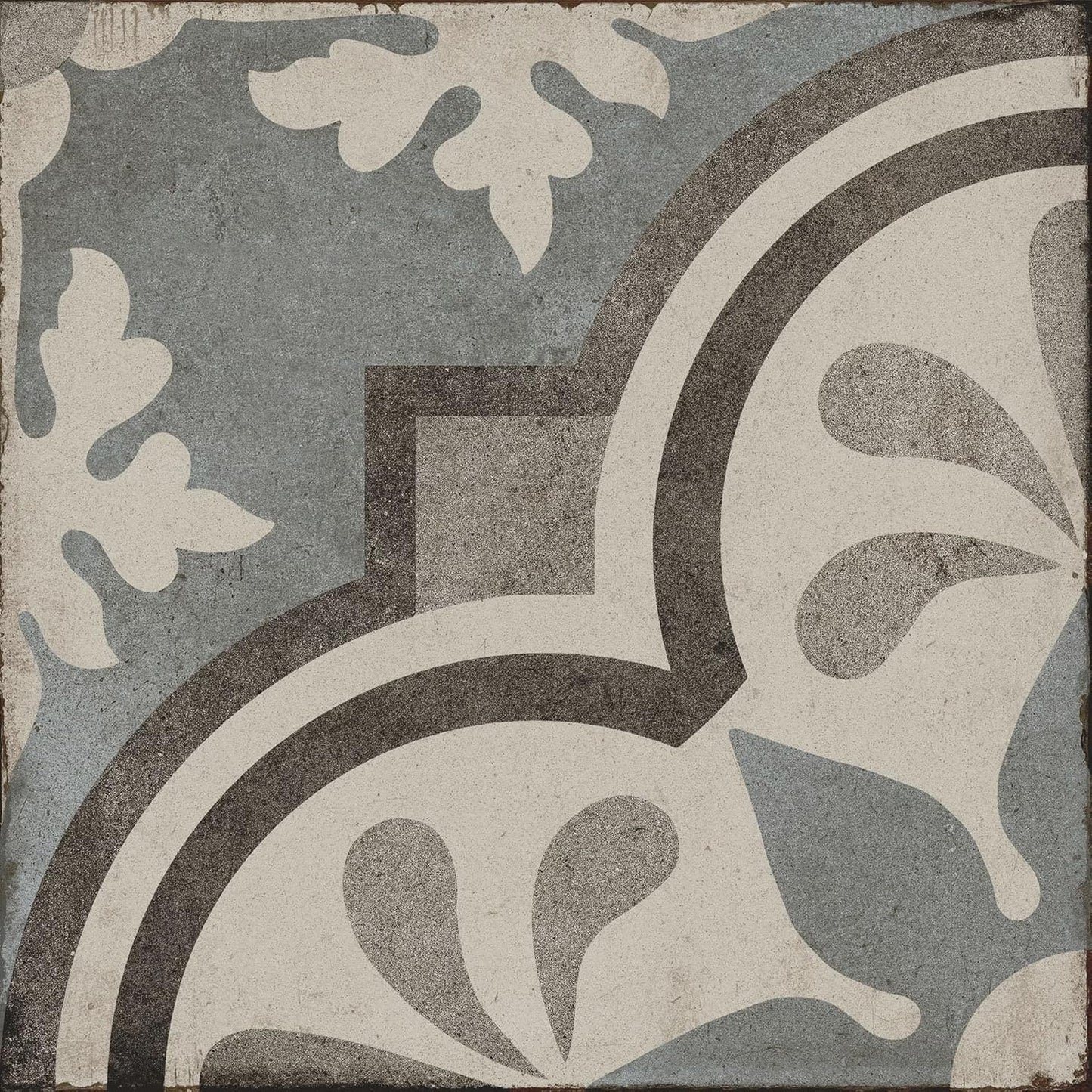 8x8 Whispers in Azure Encaustic Porcelain Tile Wall Floor (30)